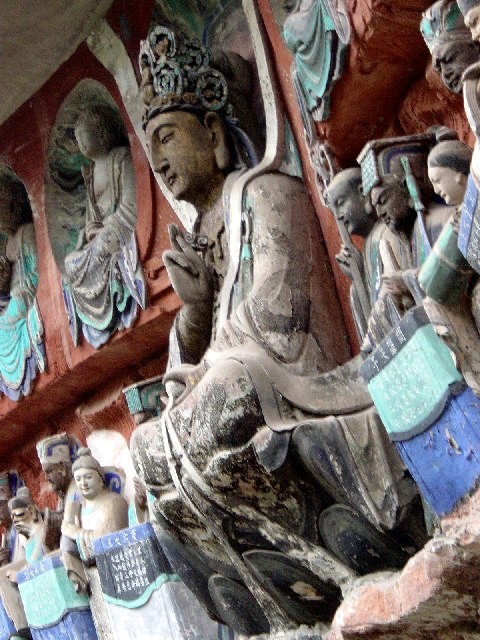 Buddhist Cave Sculptures at Baoding Shan near Dazu