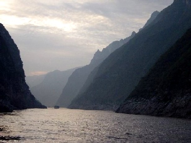 Three Gorges Wu Gorge on the Yangtze River